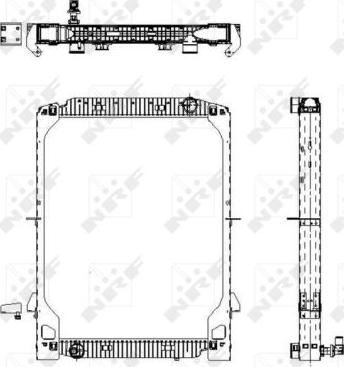 NRF 539568 - Радіатор, охолодження двигуна autozip.com.ua