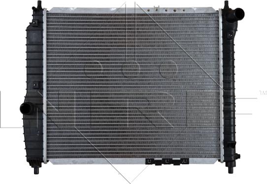 NRF  53637 - Радіатор, охолодження двигуна autozip.com.ua