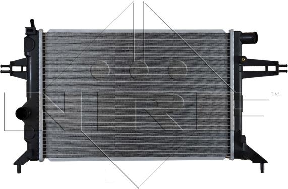 NRF 53628 - Радіатор, охолодження двигуна autozip.com.ua