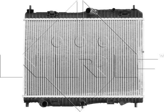 NRF 53044 - Радіатор, охолодження двигуна autozip.com.ua