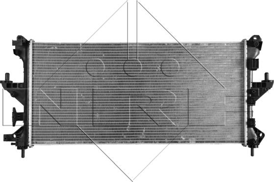 NRF 58424 - Радіатор, охолодження двигуна autozip.com.ua