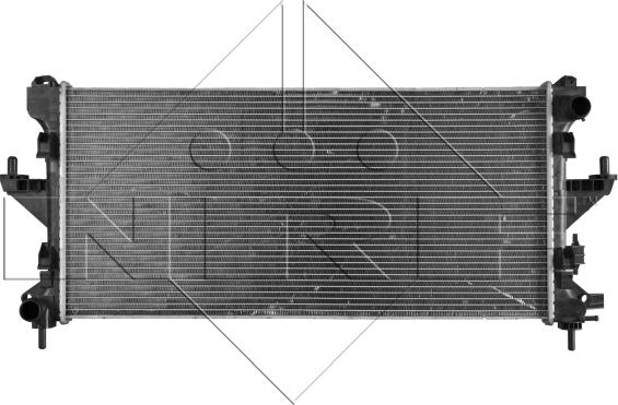 NRF 53199 - Радіатор, охолодження двигуна autozip.com.ua