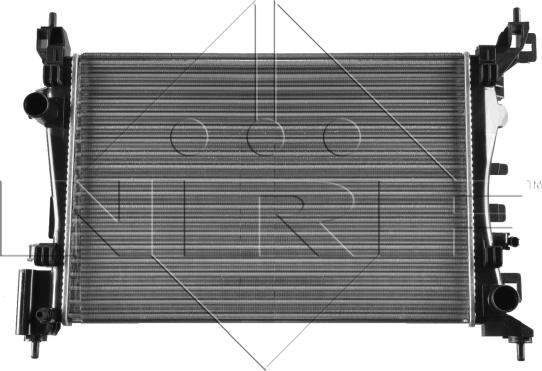 NRF 53115 - Радіатор охолодження двигуна autozip.com.ua