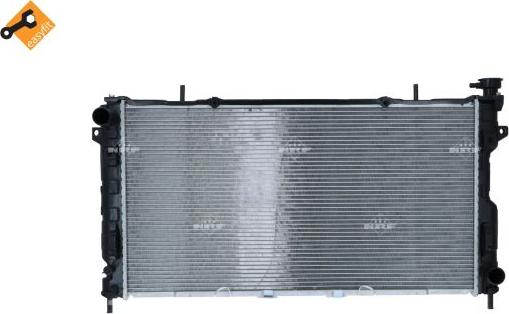 NRF 53734 - Радіатор, охолодження двигуна autozip.com.ua