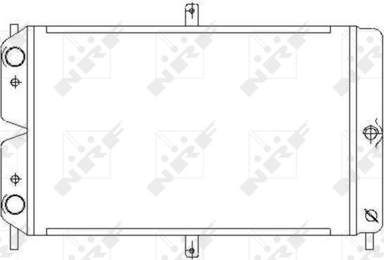 NRF 52008 - Радіатор, охолодження двигуна autozip.com.ua