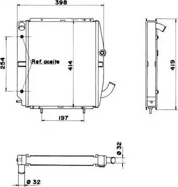 NRF 52033 - Радіатор, охолодження двигуна autozip.com.ua