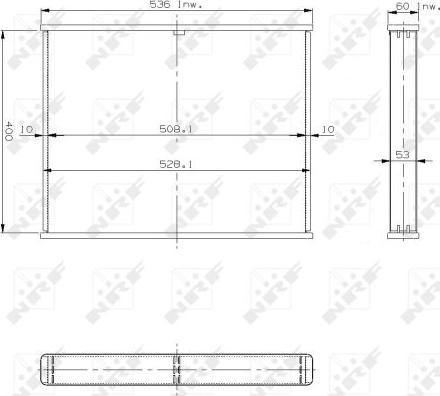 NRF 13954 - Сітка радіатора, охолодження двигуна autozip.com.ua