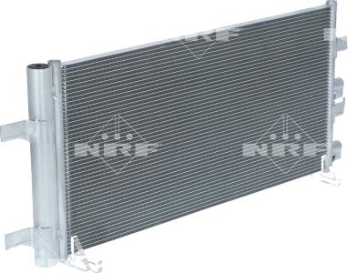 NRF 350404 - Конденсатор, кондиціонер autozip.com.ua