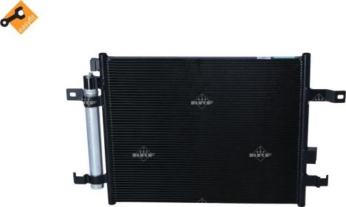 NRF 350428 - Конденсатор, кондиціонер autozip.com.ua