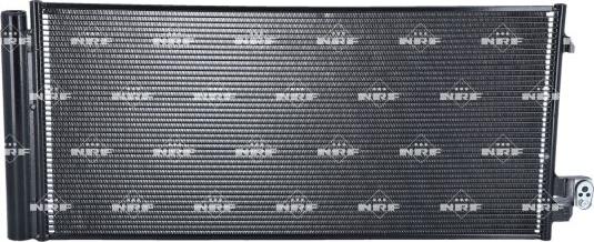 NRF 350596 - Конденсатор, кондиціонер autozip.com.ua