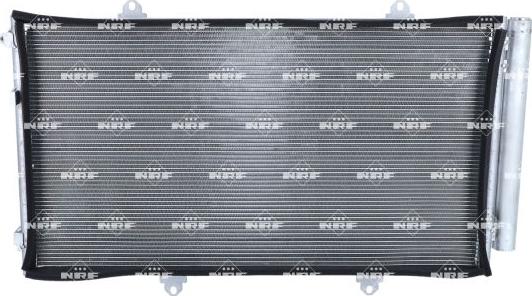 NRF 350657 - Конденсатор, кондиціонер autozip.com.ua