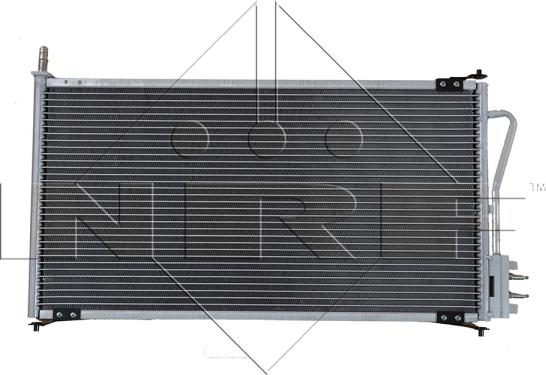 NRF 35345 - Конденсатор кондиционера FORD Focus 98- пр-во NRF autozip.com.ua
