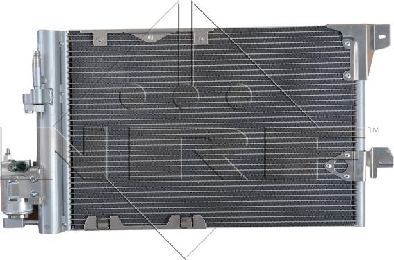 NRF 35301 - Радиатор кондиционера OPEL Astra 98- пр-во NRF autozip.com.ua