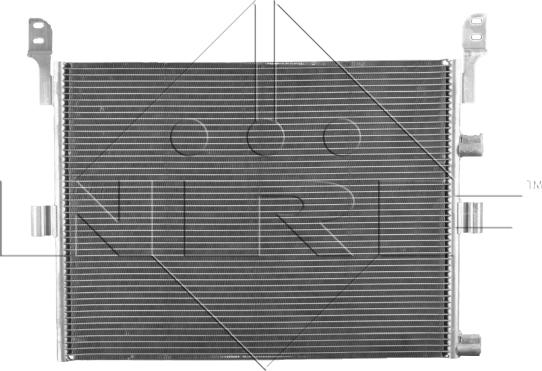 NRF 35788 - Конденсатор, кондиціонер autozip.com.ua