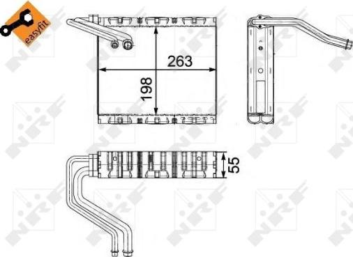 NRF 36142 - Випарник, кондиціонер autozip.com.ua