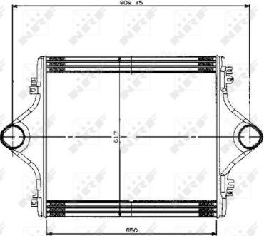 NRF 309005X - Интеркулер autozip.com.ua