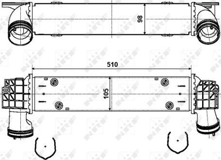 NRF 30907A - Интеркулер autozip.com.ua