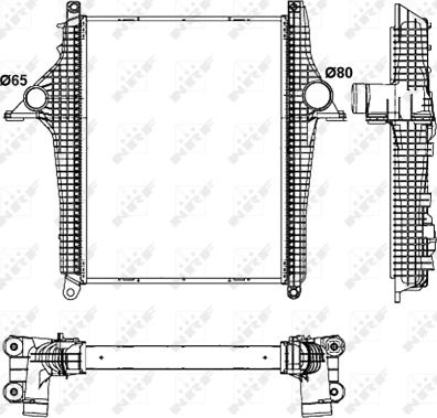 NRF 30262 - Интеркулер autozip.com.ua