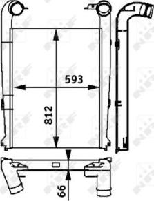 NRF 30216X - Интеркулер autozip.com.ua