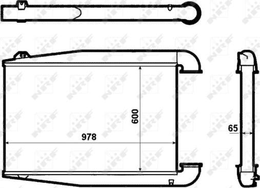 NRF 30230 - Интеркулер autozip.com.ua