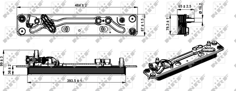 NRF 31285 - Масляний радіатор, автоматична коробка передач autozip.com.ua