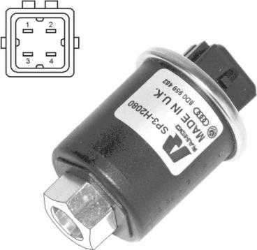 NRF 38938 - Пневматичний вимикач, кондиціонер autozip.com.ua