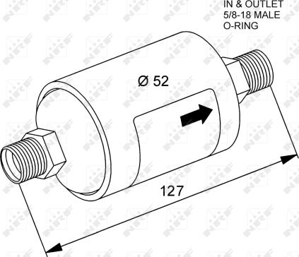 NRF 33115 - Осушувач, кондиціонер autozip.com.ua