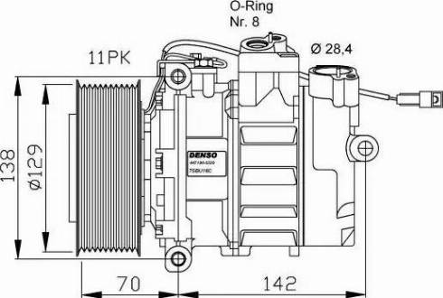 NRF 32454G - Компресор, кондиціонер autozip.com.ua