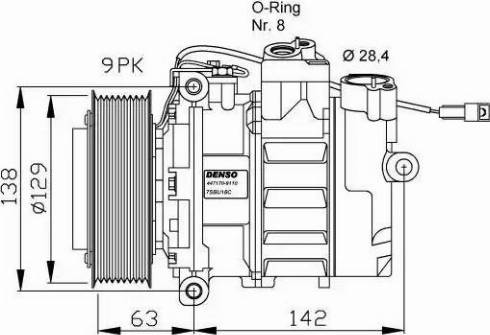 NRF 32413G - Компресор, кондиціонер autozip.com.ua