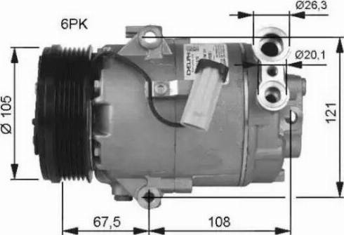 NRF 32480G - Компресор, кондиціонер autozip.com.ua