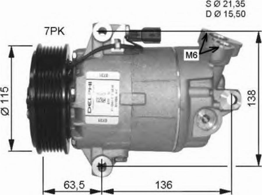 NRF 32488 - Компресор, кондиціонер autozip.com.ua