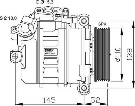 NRF 32435G - Компресор, кондиціонер autozip.com.ua