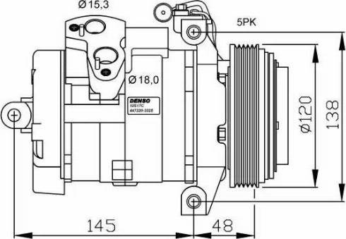 NRF 32470G - Компресор, кондиціонер autozip.com.ua