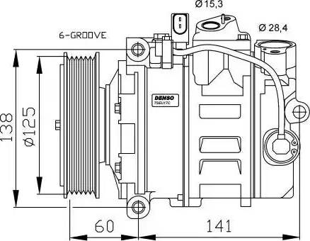 NRF 32509G - Компресор, кондиціонер autozip.com.ua