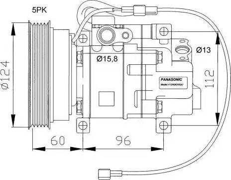 NRF 32099G - Компресор, кондиціонер autozip.com.ua