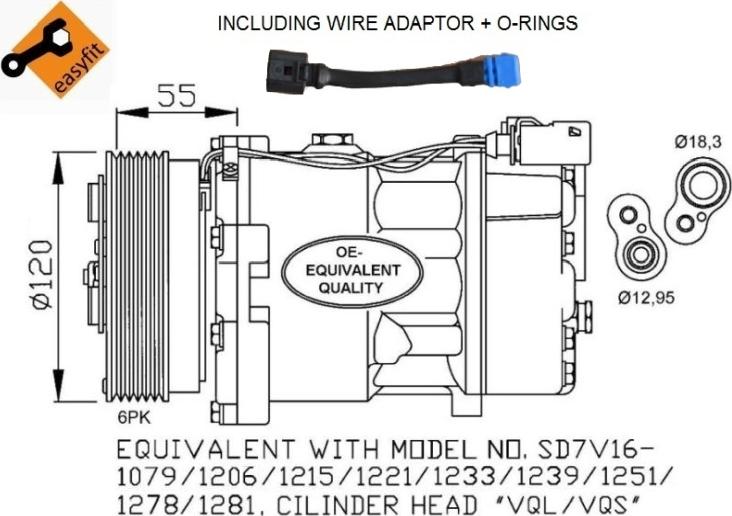 NRF 32064 - Компресор, кондиціонер autozip.com.ua