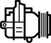 NRF 320325 - Компресор, кондиціонер autozip.com.ua