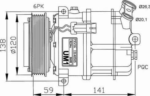 NRF 32191G - Компресор, кондиціонер autozip.com.ua