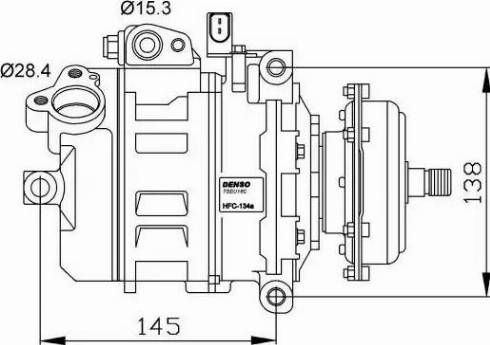 NRF 32148G - Компресор, кондиціонер autozip.com.ua