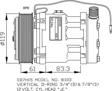 NRF 32875G - Компресор, кондиціонер autozip.com.ua