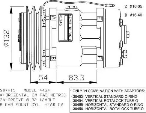 NRF 32282G - Компресор, кондиціонер autozip.com.ua