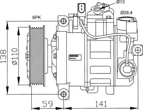 NRF 32229G - Компресор, кондиціонер autozip.com.ua