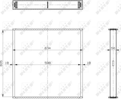 NRF 29893 - Сітка радіатора, охолодження двигуна autozip.com.ua