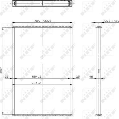 NRF 29885 - Сітка радіатора, охолодження двигуна autozip.com.ua