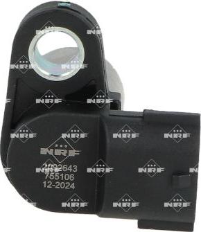 NRF 755106 - Датчик імпульсів, колінчастий вал autozip.com.ua