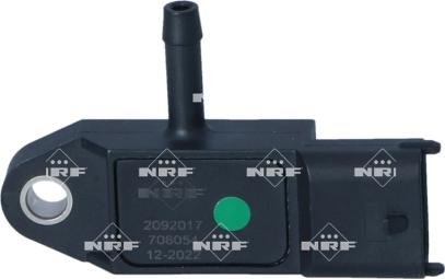 NRF 708054 - Датчик, тиск вихлопних газів autozip.com.ua