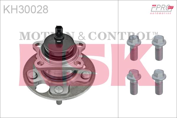 NSK KH30028 - Комплект підшипника маточини колеса autozip.com.ua