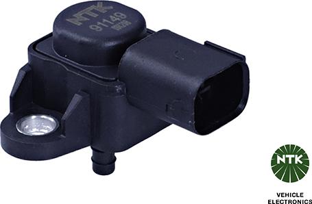 NTK 91149 - Датчик, тиск у впускний трубі autozip.com.ua