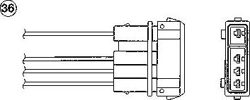 NTK 93069 - Лямбда-зонд, датчик кисню autozip.com.ua