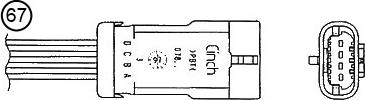 NTK 5698 - Лямбда-зонд, датчик кисню autozip.com.ua
